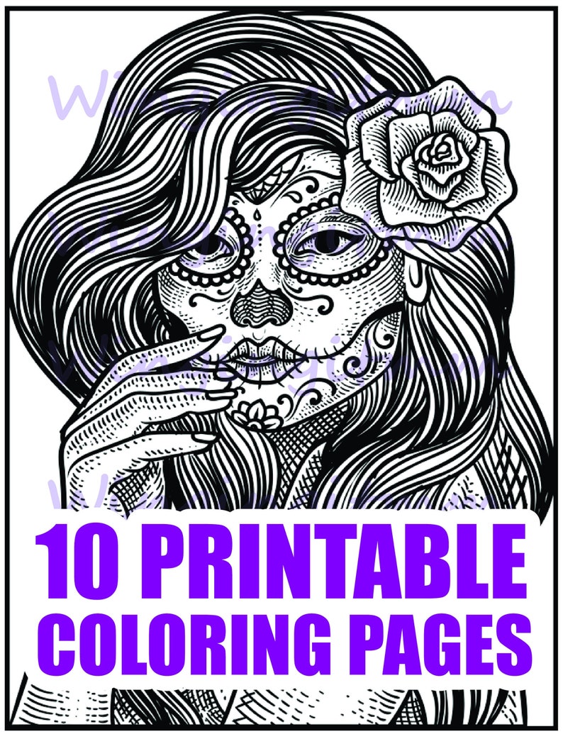 10 Adult Tattoo Coloring Pages with Unique Aesthetics