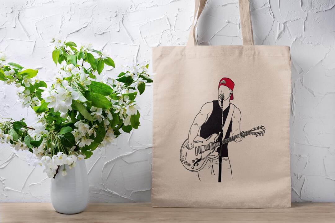 TOBGBE Fox Singer Album Inspired Canvas Tote Bag - Large 12.6x12.6 Inch, Music Lover Merch, Women's Gift, Reusable & Washable
