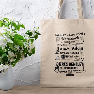 Original design C2C country to country 2025 Belfast tote bag country music merchandise lyric song customised totes country music bag gift