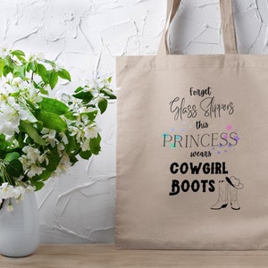 Country Music Princess tote bag Country music merchandise lyric song customised totes country music bag gift
