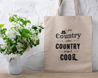Bolso de mano con eslogan de música country, mercancía de música country, canción lírica, bolsos personalizados, bolsa de música country, regalo