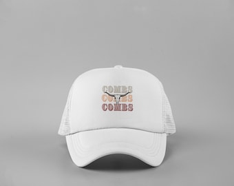 Country Music Baseball Trucker Cap Country Music Gift Combs Merchandise Country Festival Concert Cap Hat Gift Present
