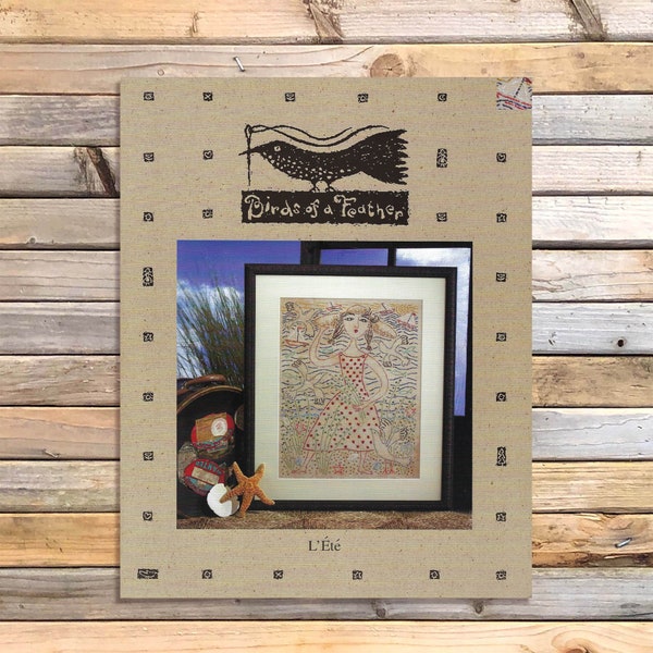 L'Ete, Birds of a Feather, Cross Stitch, Summer