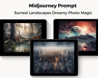 Midjourney V5 Ai Prompt - Surreal Landscapes Dreamy Photo Magic - Best Image Ai Prompt - Ai Art - Wallpaper