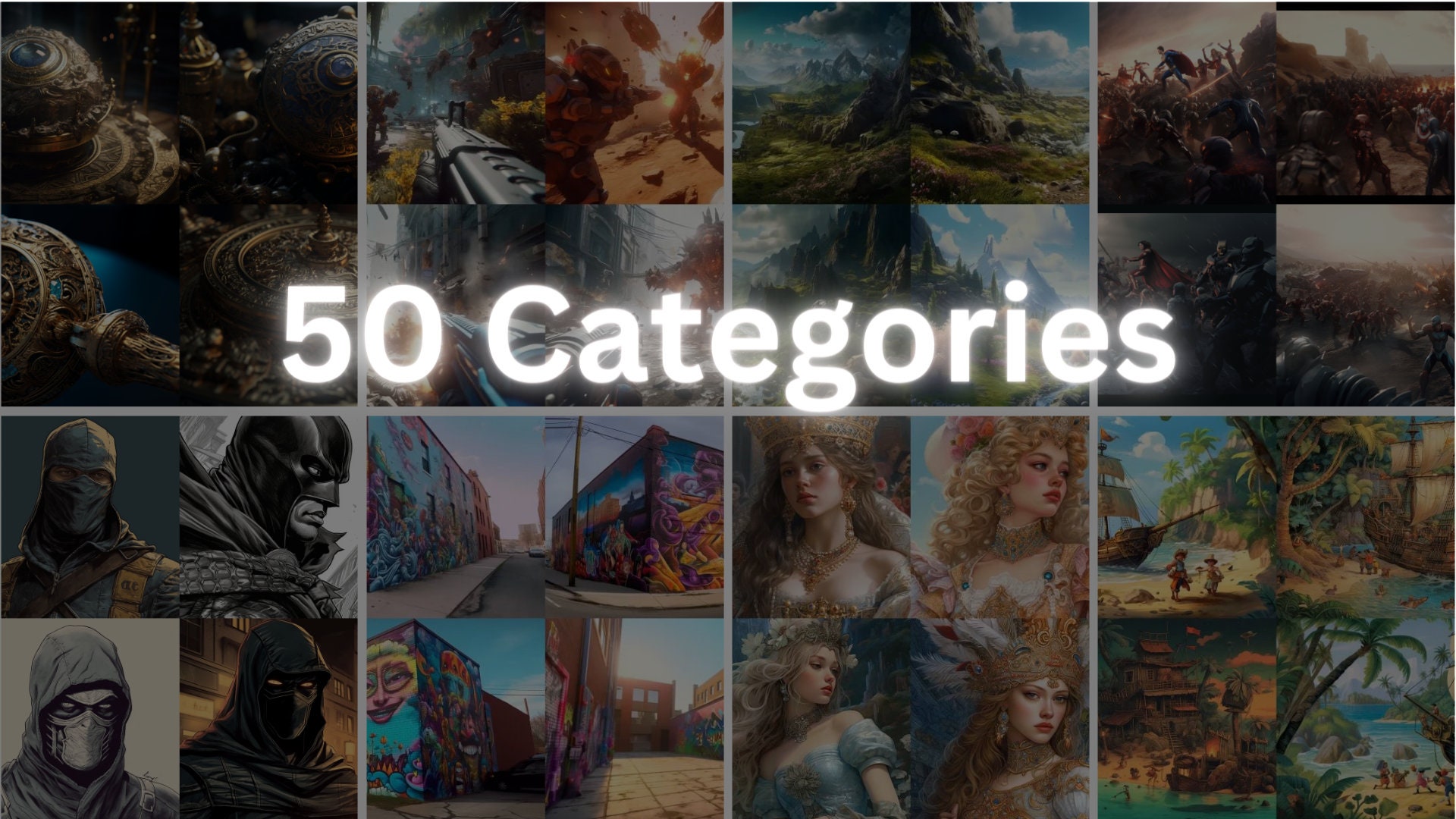 200+ Midjourney V 5+ Prompts Bundle - Image AI Prompts Across 50 ...