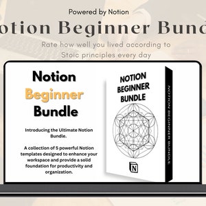 Ultimate Notion Beginner Bundle - Get 5 Templates for Task-Management, Journaling, Habit Tracking, and Workout Planning in one bundle.