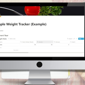 Weight Loss Tracker Notion Template, Digital Weight Loss Journal ...