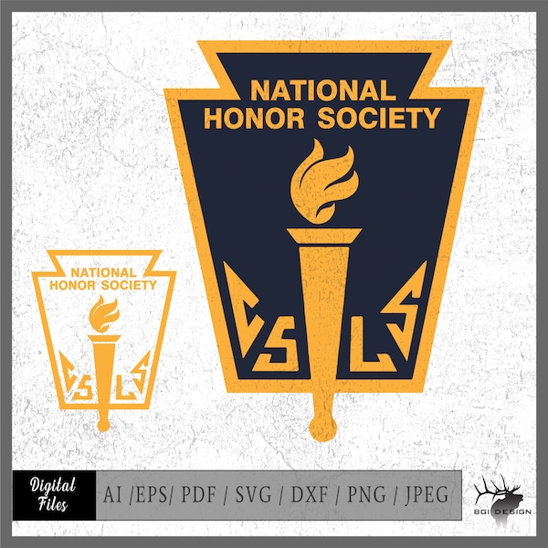 National Honor Society 2-Layer vector files .ai / .eps / pdf / svg / jpeg / png