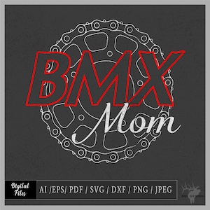 BMX Mom vector files .ai / .eps / pdf / svg / jpeg / png BMX Mom