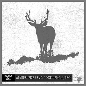 Buck 486v Vektor eps / ai / svg / pdf / dxf / png / jpeg Buck Silhouette