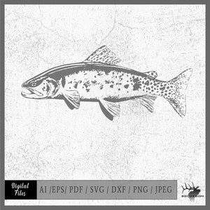 Fishing 2 vector eps / ai / svg / pdf / dxf / png / jpeg Fish Fishing