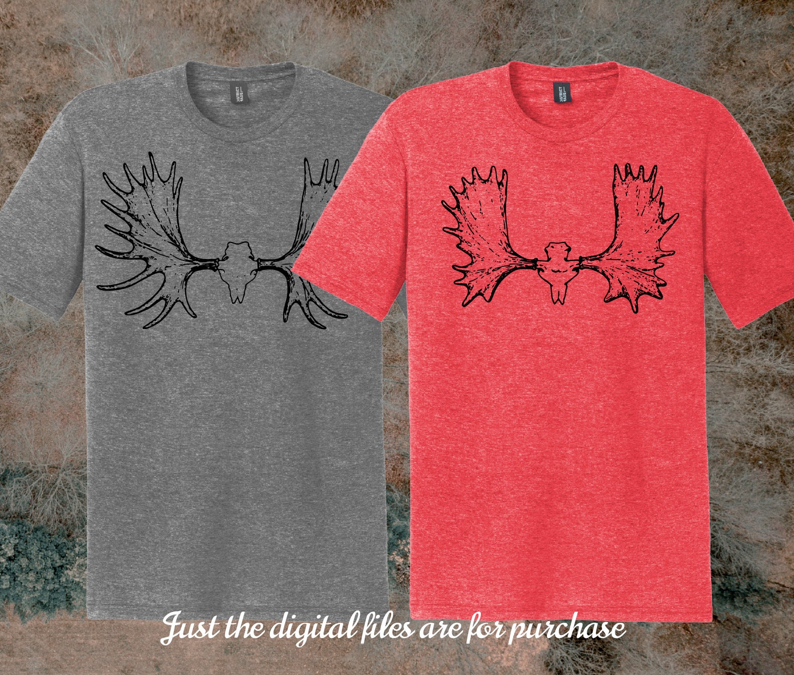 Moose Skull 2 Vector Eps / Ai / Svg / Png - Etsy