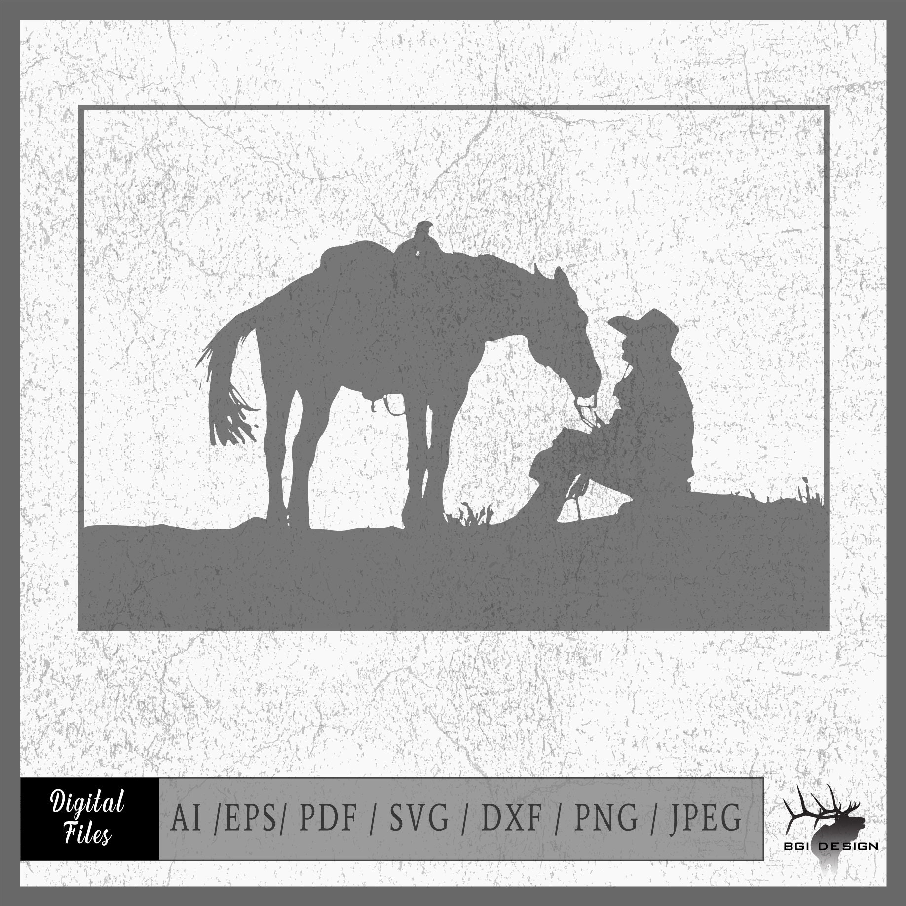 馬乗り3ベクターeps / ai / svg / pdf / dxf / png / jpegカウボーイ - Etsy 日本, image size:1836x1837