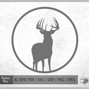 Weißwedel Kreis 1 eps / ai / svg / pdf / dxf / png / jpeg Buck Silhouette