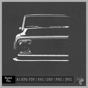 Chevy 1 vector eps / ai / svg / png Pickup