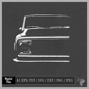 Chevy 1 vector eps / ai / svg / png Pickup