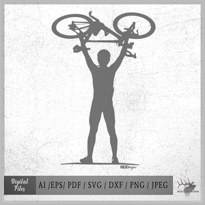 Bicycle 3376 vector files .ai / .eps / pdf / svg / jpeg / png Cycling Template