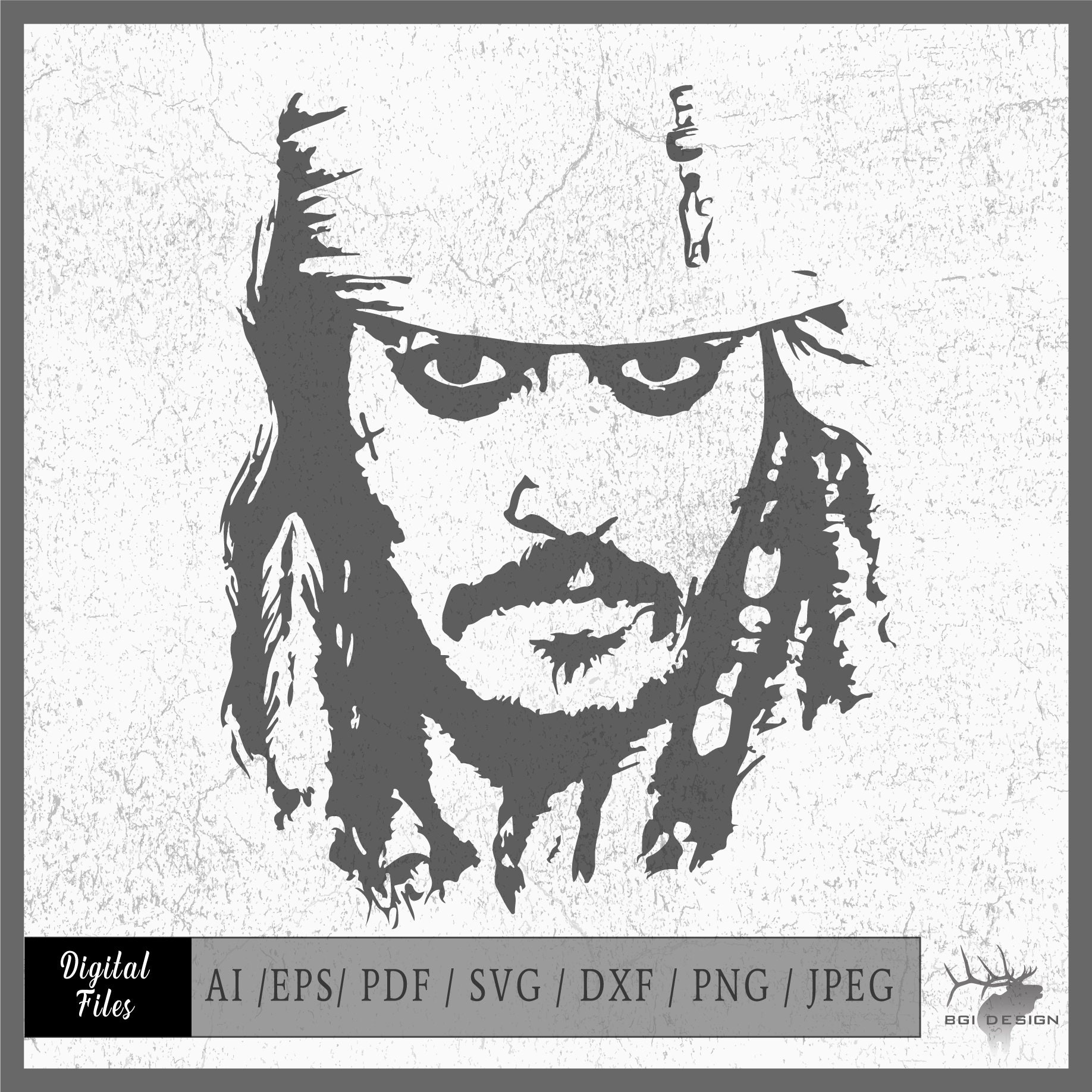 キャプテン・ジャック・スパロウ eps / ai / svg / png ジョニー