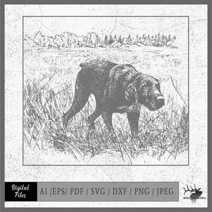 Hunting Dog 1 vector eps / ai / svg / png Pheasant Hunting Chucker Hunting