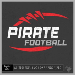 Pirate Football 1 vector files .ai / .eps / pdf / svg / jpeg / png Pirates