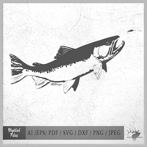 Fishing 5 vector eps / ai / svg / pdf / dxf / png / jpeg Fish Fishing
