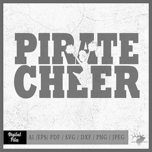 Pirate Cheer vector files eps / ai / svg / pdf / dxf / png / jpeg Pirates