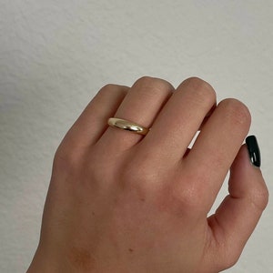 Dainty Dome Ring Gold Filled