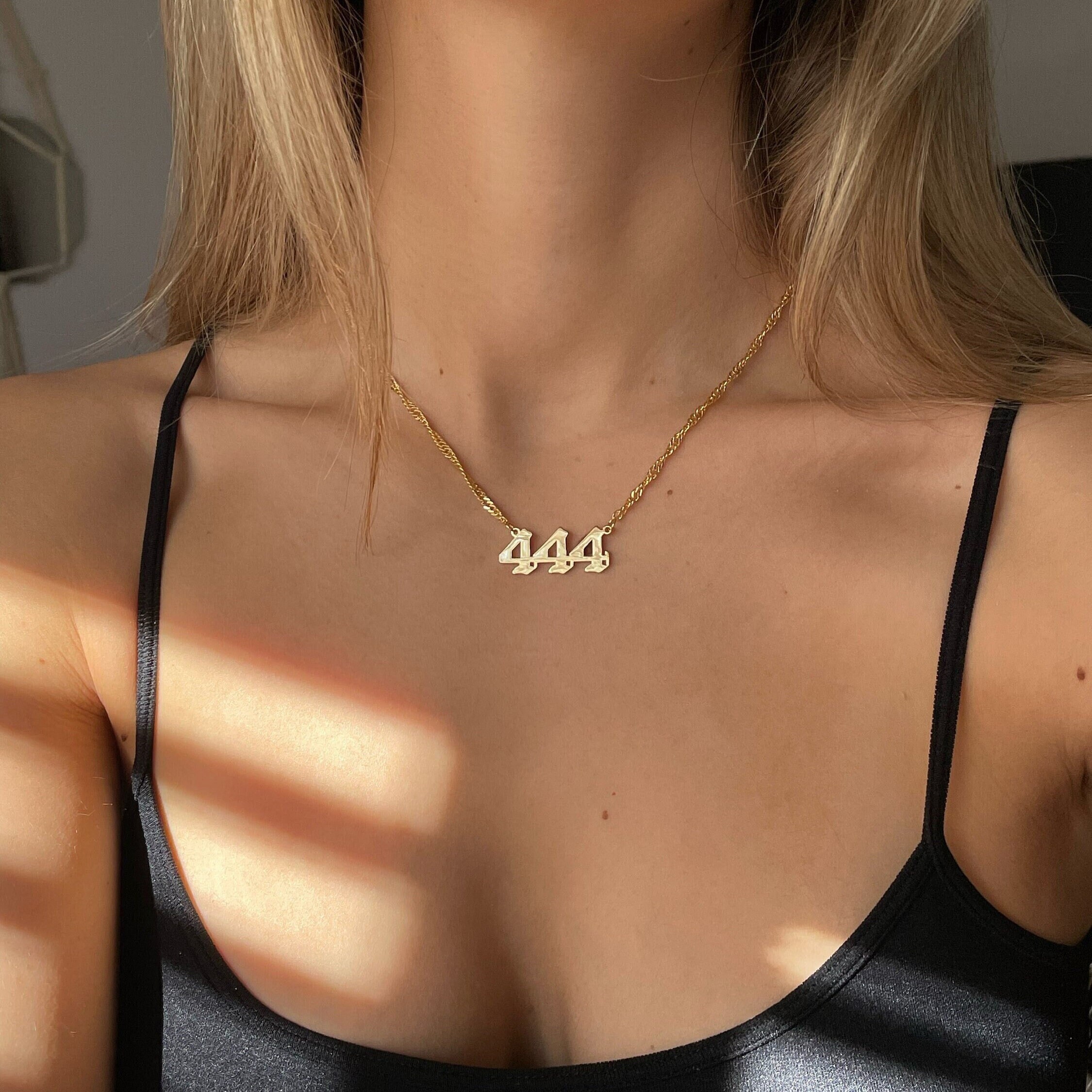 18K Angel Number Necklace main image 1