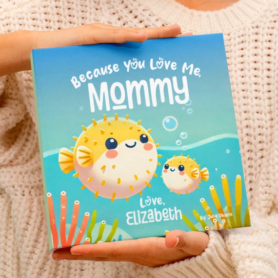 Personalized First Mother's Day Book, New Mom Gift, New Mom Story Book, Gifts for First Time Mom Mom, To Mommy, Mummy, Personalized Birthday