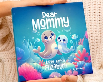 Libro personalizzato per la festa della mamma, Cara mamma da Bambino personalizzato, Libro di storie per neomamme, Regalo per la prima volta, Alla mamma, Alla mummia