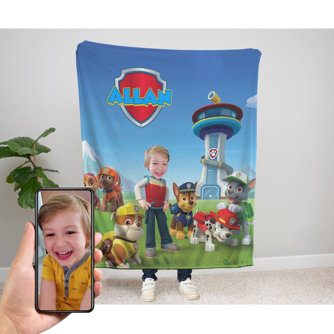 Personalized kids are the best photo plush blanket hotsell