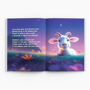 Baby Gift, Personalized Children's Book with Farm Animals, Custom Name Book, Sweet Dreams Little Name, Bedtime Book, Book with 30 Pages image 3