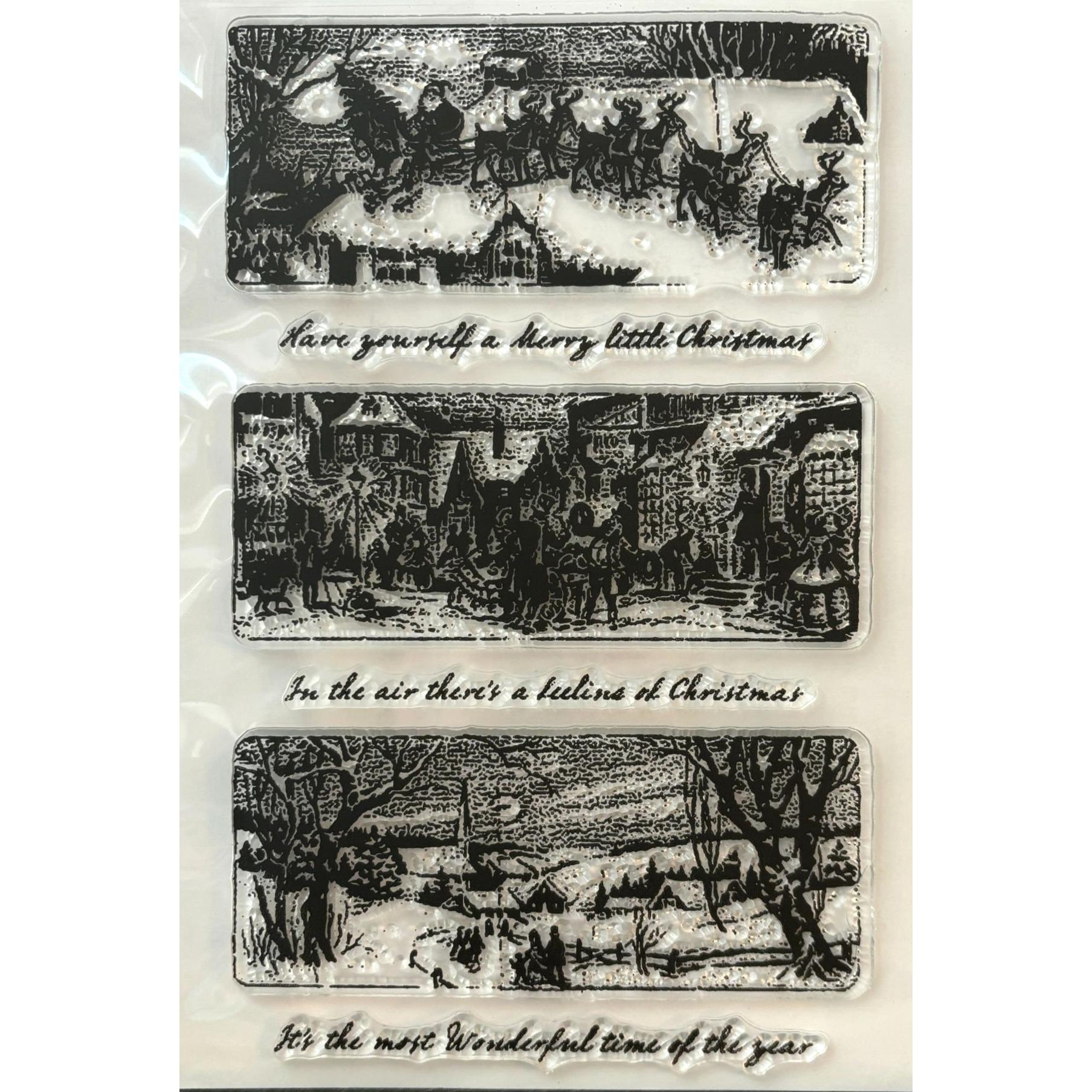 Christmas, Winter Theme, Clear stamp, scrapbooking, card making, crafting and more.