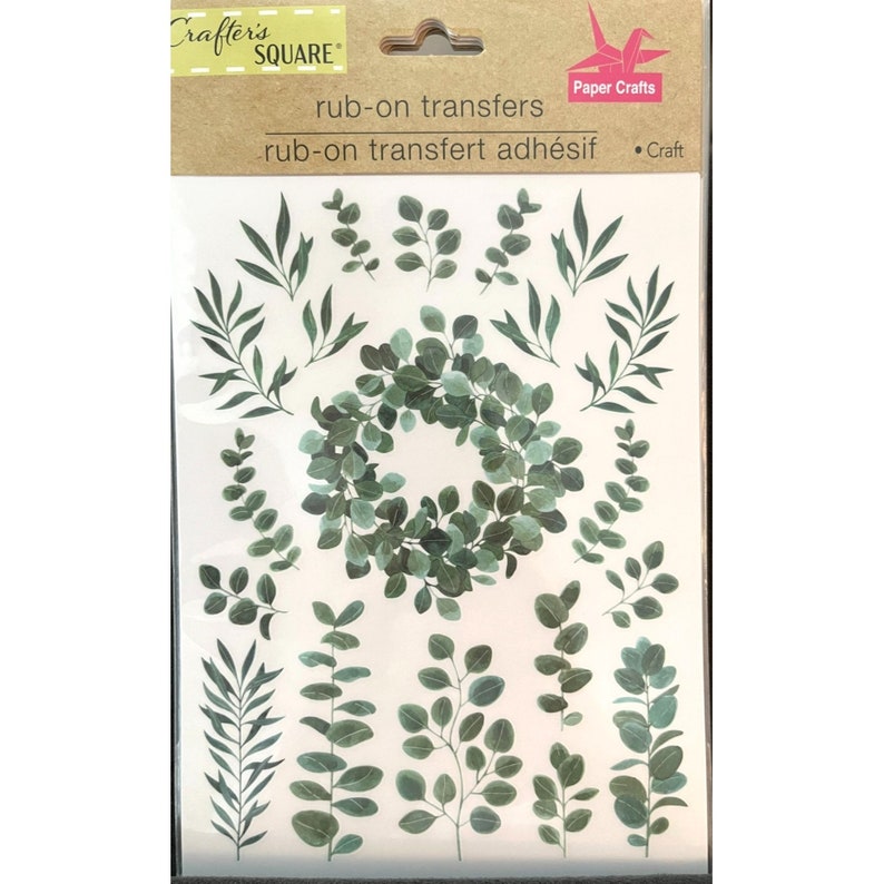 4 pcs/Set Vintage Border Rub on Transfers pour Meubles et Artisanat 30x15cm V