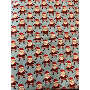 Christmas Santa Claus Themed Fabric for Crafting, Quilting, Sewing!