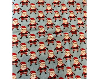 Christmas Santa Claus Themed Fabric for Crafting, Quilting, Sewing!