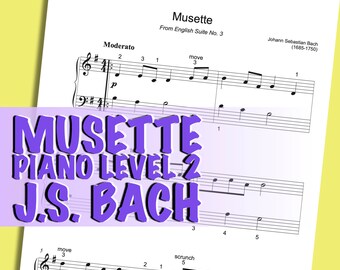 Musette (Bach) - Level 2 (from English Suite No. 3)