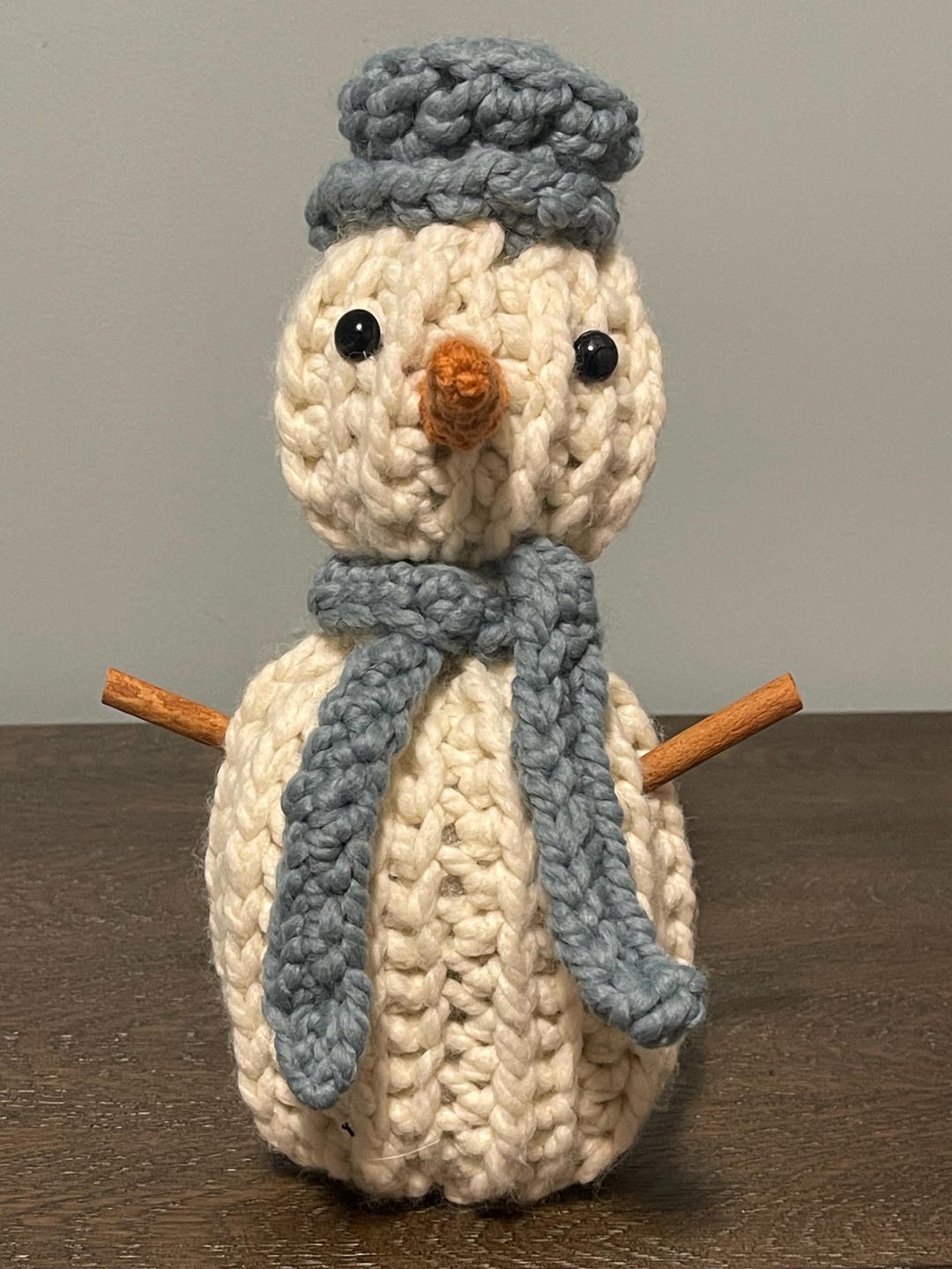 Crochet Snowman - Etsy