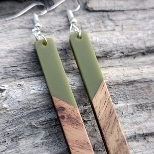 New Zealand Handmade Earrings, Gift for her, New Zealand Maori jewelry, dangle earring, drop earrings, boho jewelry, Christmas present, NZ image 2