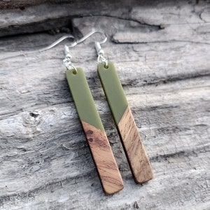 New Zealand Handmade Earrings, Gift for her, New Zealand Maori jewelry, dangle earring, drop earrings, boho jewelry, Christmas present, NZ image 1