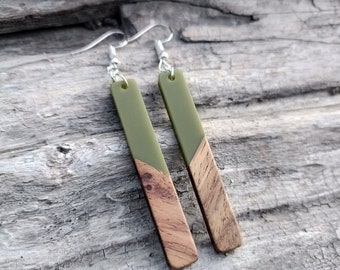 New Zealand Handmade Earrings, Gift for her, New Zealand Maori jewelry, dangle earring, drop earrings, boho jewelry, Christmas present, NZ