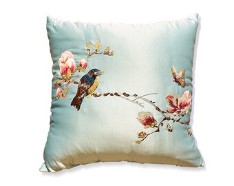Silk Throw Pillow - Etsy