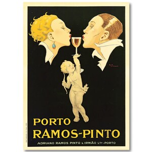 Wine poster, Art Deco print