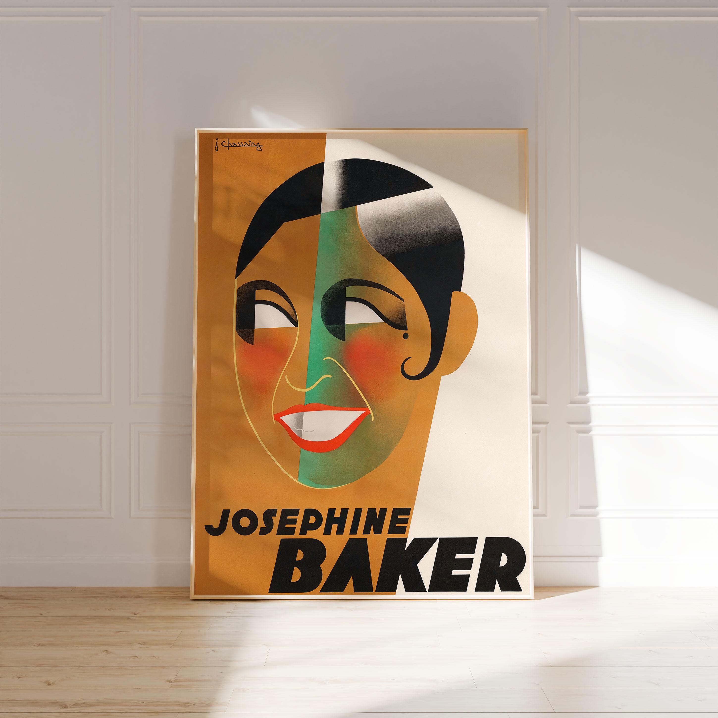 Josephine Baker poster, Art deco print