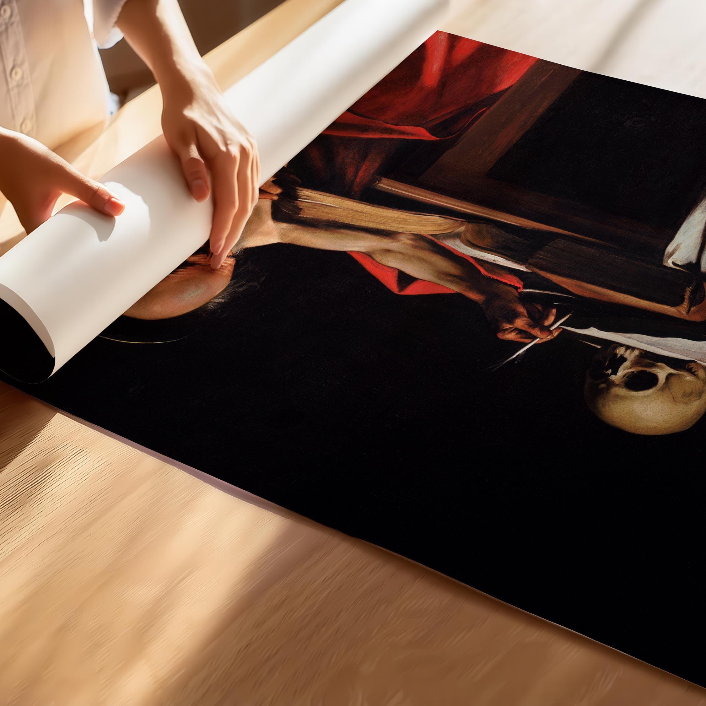 Saint Jerome Writing Poster by Caravaggio - Etsy