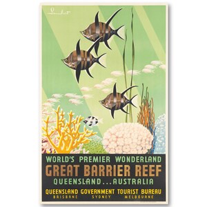 Australian Poster, Great barrier reef print