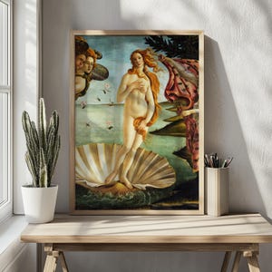 Venus poster, Botticelli print, Sandro Botticelli painting, wall art