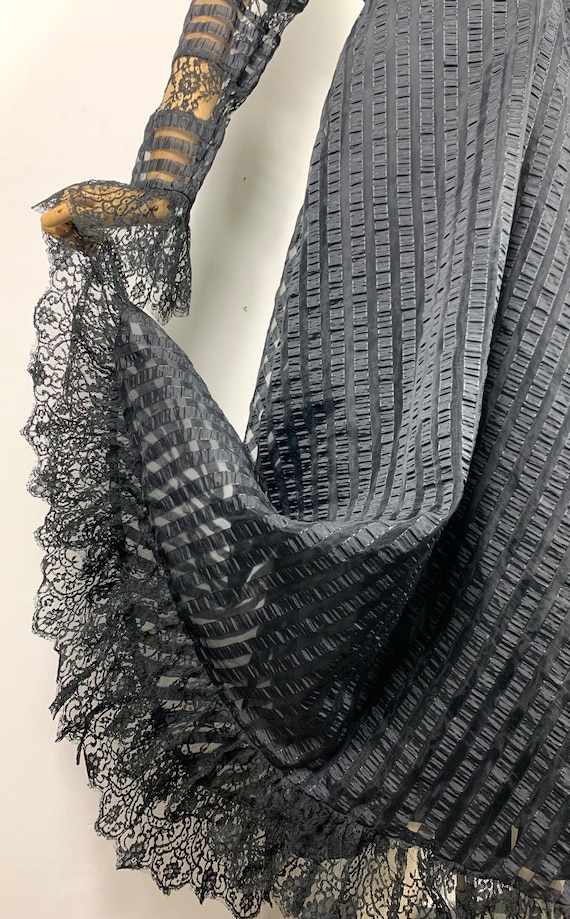 Jean Varon 70s Epic Sleeves Maxi Lace Gown/ Vinta… - image 2