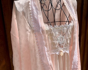 Sz XS Vintage 80s Christian Dior Deadstock White Silky Lingerie
