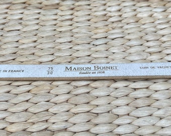 Maison Boinet Double Wrap Leather Belt/ Made in France  display picture 1